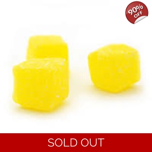 Pineapple Cubes With Chewy Toffee Centre | Stockleys Sweets